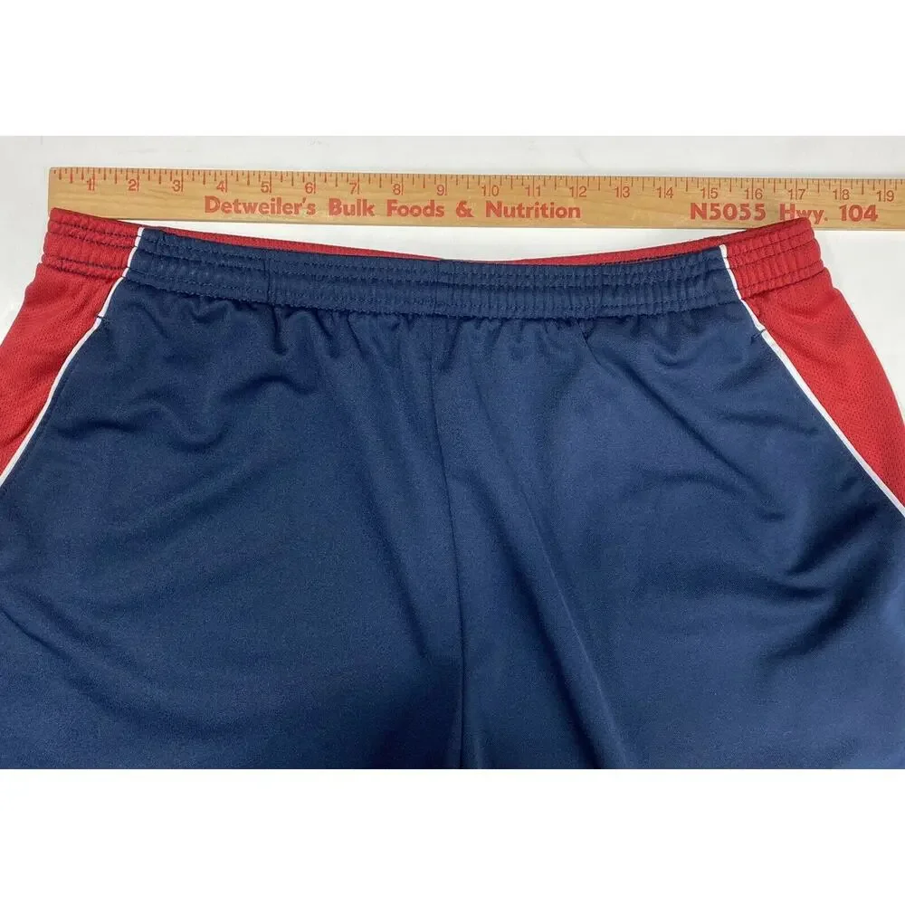 Nike Shorts Mens XL Athletic Basketball Shorts Navy Blue Red